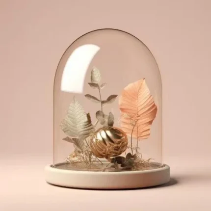 Serene Pastel Floral Dome
