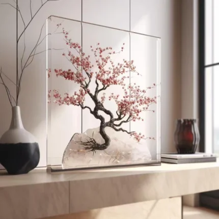 Elegant Feather Sculpture