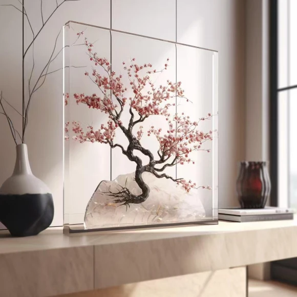 Elegant Feather Sculpture
