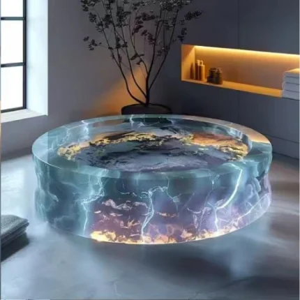 Celestial Glow Circular Bath