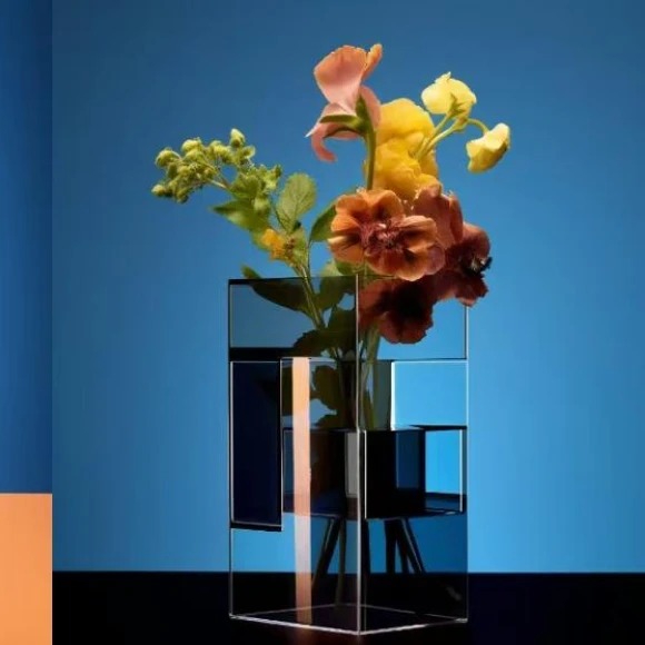 Azure Harmony Vase