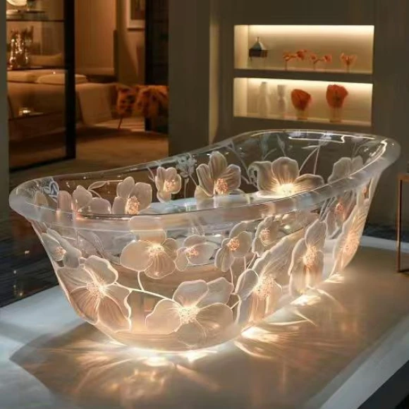 Floral Enchantment Bathtub