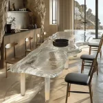 Transparent Horizon Dining Table