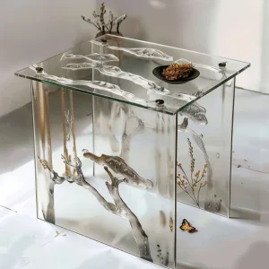 Sculptural Bloom Console