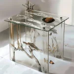 Sculptural Bloom Console