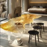 Molten Gold Dining Ensemble