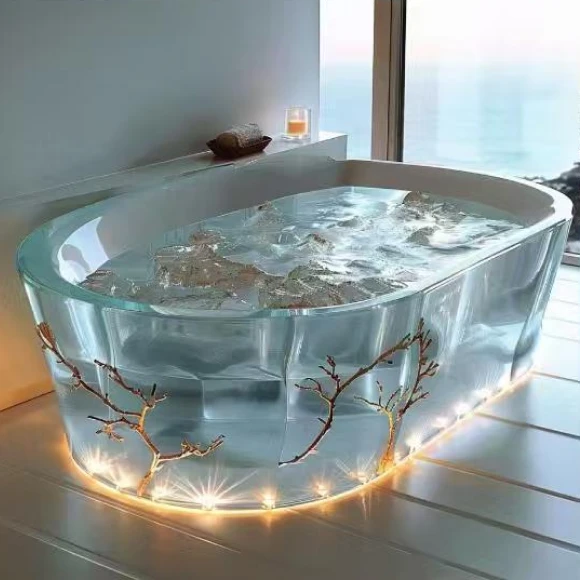 Frozen Cascade Tub