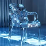 Aqua Ripple Armchair