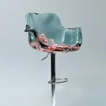 Pastel Cloud Side Table (Red)