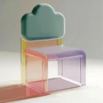 Rainbow Tinted Dining Chair