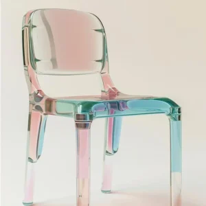 Blush Bubble Bar Stool