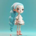 Azure Serenity Doll